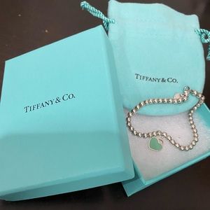 Authentic ‘Return to Tiffany’ Tiffany Blue® Heart Tag Bead Bracelet.